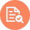 Orange document icon with a white page and pencil symbol.