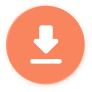 Orange circular icon with a white download arrow pointing to a line.