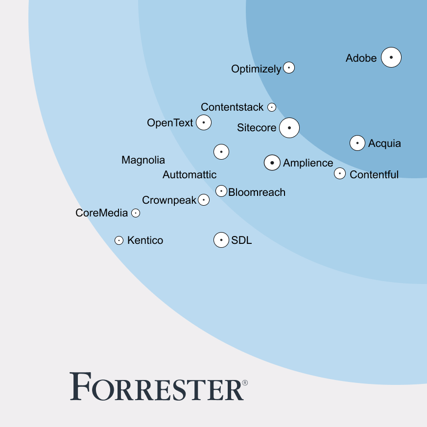 A Strong Performer in the 2021 Forrester Agile CMS Wave